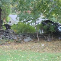 <p>Bryson wreckers work in tandem to get the vehicle out of the woods.</p>