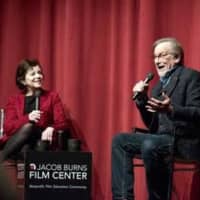 <p>Steven Spielberg at the Jacob Burns Film Center in Pleasantville.</p>