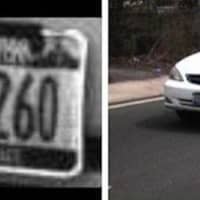 <p>The license number and car the Ramapo Police are asking residents to be on the lookout for.</p>
