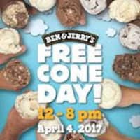<p>Ben &amp; Jerry&#x27;s hosts Free Cone Day on April 4.</p>
