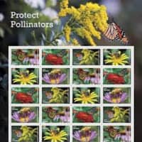<p>The Protect Pollinators stamps from the U.S. Postal Service.</p>