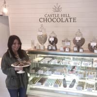 <p>Erica Sullivan, owner of Castle Hill Chocolate in Newtown.</p>