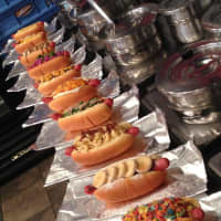 <p>Hot dogs come in all varieties at Dobbs Ferry Dawg House.</p>