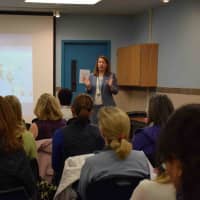 <p>Bronxville High School Principal Ann Meyer collaborated with members of the high school council to reimagine space within the high school and generate ideas about its use and benefits.</p>