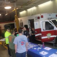 <p>Mahopac EMS members answer questions about how the EMS system.</p>