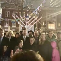<p>Members of the community and local and state law enforcement and elected officials came together after a violent stabbing attack in Monsey.</p>