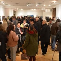<p>Dozens showed up at the OSilas Gallery for the opening of the StArt Regional High School Art Exhibition on Jan. 6.</p>