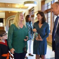 <p>New Bronxville Schools Superintendent Roy Montesano met with members of the Bronxville community during a meet-and- greet reception.</p>