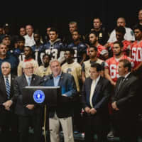 <p>The Yonkers Brave and Force were introduced to the public recently as the football season approaches.</p>