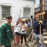 <p>Members of the Bronxville High School Habitat for Humanity Club spent a busy Saturday rebuilding a pair of homes for Veterans in Yonkers.</p>