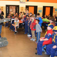 <p>Boy Scouts in Eastchester and Tuckahoe enjoyed a live demonstration by members of the FBI bomb squad.</p>