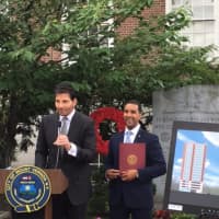 <p>Mount Vernon Mayor Richard Thomas (right) has promised &quot;transformative&quot; housing projects in the city.</p>