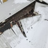 <p>The roof of the Williams Lumbers in Rhinebeck collapsed from too much snow.</p>