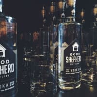 <p>Bottles at Good Shepherd Distillery.</p>