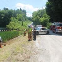 <p>Several people were saved by first responders after crashing into the water.</p>