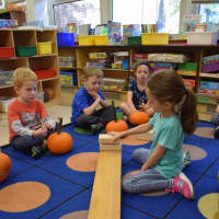 <p>Bronxville Elementary School students learn different concepts through a number of hands-on activities with pumpkins.</p>