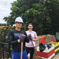 <p>Members of the Bronxville High School Habitat for Humanity Club spent a busy Saturday rebuilding a pair of homes for Veterans in Yonkers.</p>