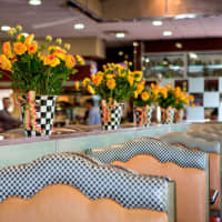 <p>Chit Chat Diner in Hackensack is decorated with a black and white motif.</p>