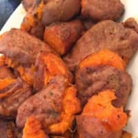 <p>Moroccan Spiced Sweet Potato Smash.</p>