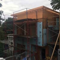 <p>Members of the Bronxville High School Habitat for Humanity Club broke into teams and helped rebuild two homes in Yonkers.</p>