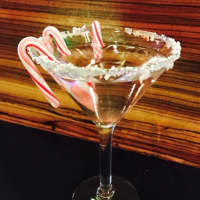 <p>The Peppermint Mint holiday cocktail at The Quiet Man Public House in Peekskill.</p>