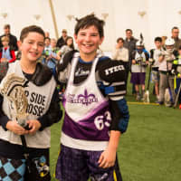 <p>This weekend, Albert Leonard Middle School students Sam Rosenberg and Evan Phillips, both 12, raised more than $6,000 for children’s cancer research.</p>