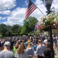<p>A Black Lives Matter march on Sunday, June 7  drew almost 1,000 people to Darien.</p>