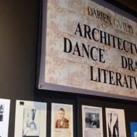 <p>Part of the exhibit at the Darien Historical Society.</p>