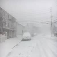 <p>Grand Street in Croton remains empty following a snowstorm.</p>