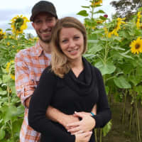 <p>Tom Deacon, owner of Fable Farm, with his fiancee Kristin.</p>