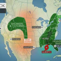 <p>The heaviest rain this weekend is expected on Sunday.</p>