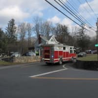 <p>Mahopac Falls Fire Department turns out to a call at Tompkins Bank.</p>