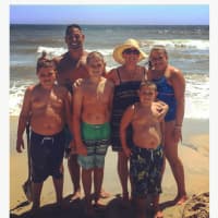 <p>Pete Ohnegian, shown with his family on vacation, balances fatherhood and Good Energy Training in Allendale.</p>