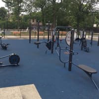 <p>New exercise equipment has been added at Kittrell Park in White Plains.</p>