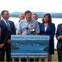<p>Peekskill Legislator John Testa was one of several members of a bi-partisan alliance speaking out against Hudson River barge anchorage points.</p>