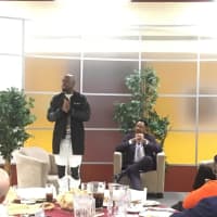 <p>Wyclef Jean was Mount Vernon Schools Superintendent Kenneth Hamilton&#x27;s guest at the My Brother&#x27;s Keeper Summit.</p>