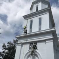 <p>The steeple bell sounded Sunday for the first time in decades to mark the anniversary of St. Michael&#x27;s Lutheran Church in New Canaan.</p>