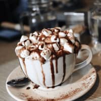 <p>Hot chocolate at The Granola Bar in Armonk and Rye.</p>