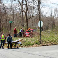 <p>One driver was injured during a car crash in Mahopac.</p>