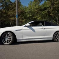 <p>The 2012 BMW 650 convertible that will be auctioned.</p>