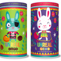 <p>UnReal&#x27;s limited edition Easter tins.</p>