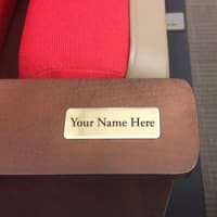 <p>Seat Name plate</p>