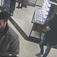 <p>Two men are wanted by police investigators in Suffolk County for allegedly stealing from a store at the Smith Haven Mall.</p>