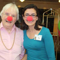 <p>Employees at Waveny LifeCare Network donned clown noses to join in the fun atmosphere.</p>