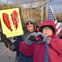 <p>The Jan. 17 demonstration was organized by Newtown Action Alliance and supported by area gun organizations and churches to rally against the National Shooting Sports Foundation and support President Barack Obama’s executive actions on gun control.</p>