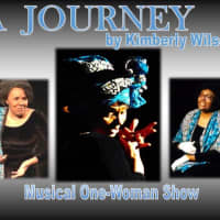 <p>Kimberly Wilson stars in &quot;A JOURNEY&quot; on Sunday at Norfield Congregational Church in Weston.</p>
