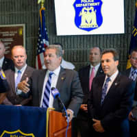 <p>Yonkers Mayor Mike Spano announces the debut of the Police Department&#x27;s new phone app, which lets callers give officers anonymous tips.</p>