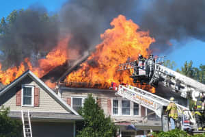 Fire Ravages Mahwah Home