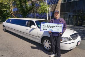 $1M Lottery Winner From Danvers Rides In Style To Claim His Fortune