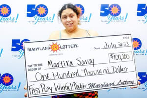 Maryland Lottery Player 'Almost Had A Baby On The Floor' Over $100K Win